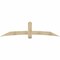 Ekena Millwork Bellingham Rough Sawn Timber Gable Bracket, Douglas Fir, 96"W x 24"H x 4"D x 6"F, 6/12 Pitch GBW096X24X0406BEL00RDF - alternate 1
